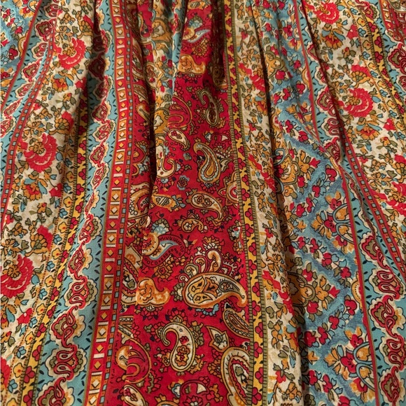 Oscar de la renta babydoll Red Paisley Print - Picture 4 of 6